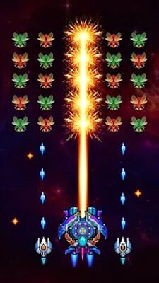 Скачать взломанную Galaxiga: классический шутер [Много денег] MOD apk на Андроид