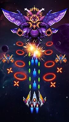 Скачать взломанную Galaxiga: классический шутер [Много денег] MOD apk на Андроид
