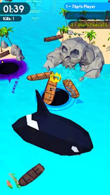 Скачать взломанную Hole.io [Много денег] MOD apk на Андроид