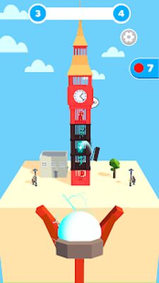 Скачать взломанную Slingshot Smash: Разрушение [Много денег] MOD apk на Андроид