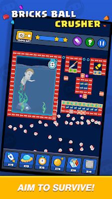 Скачать взломанную Bricks Ball Crusher [Бесплатные покупки] MOD apk на Андроид