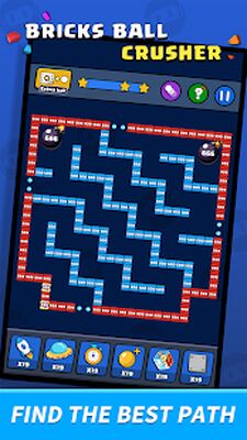 Скачать взломанную Bricks Ball Crusher [Бесплатные покупки] MOD apk на Андроид