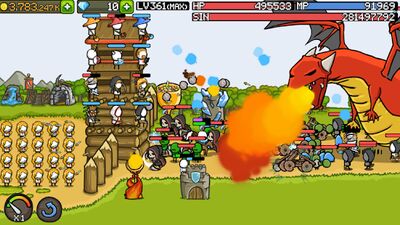 Скачать взломанную Grow Castle - Tower Defense [Мод меню] MOD apk на Андроид