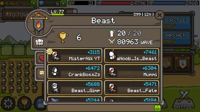 Скачать взломанную Grow Castle - Tower Defense [Мод меню] MOD apk на Андроид