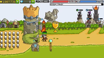 Скачать взломанную Grow Castle - Tower Defense [Мод меню] MOD apk на Андроид