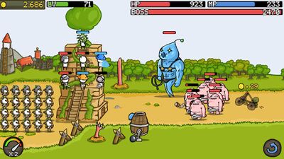 Скачать взломанную Grow Castle - Tower Defense [Мод меню] MOD apk на Андроид