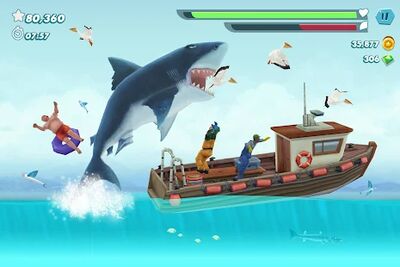 Скачать взломанную Hungry Shark Evolution: акула [Много денег] MOD apk на Андроид