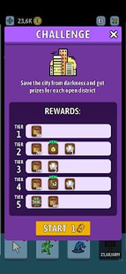 Скачать взломанную Idle Green Button [Много монет] MOD apk на Андроид