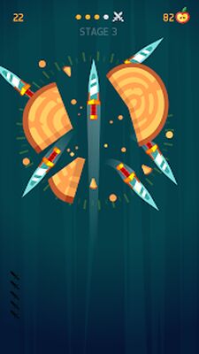 Скачать взломанную Knife Hit [Мод меню] MOD apk на Андроид