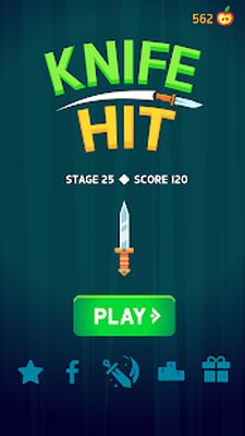 Скачать взломанную Knife Hit [Мод меню] MOD apk на Андроид