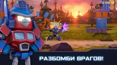 Скачать взломанную Angry Birds Transformers [Мод меню] MOD apk на Андроид
