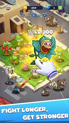 Скачать взломанную Merge Plants - Zombie Defense - игра зомби [Много денег] MOD apk на Андроид
