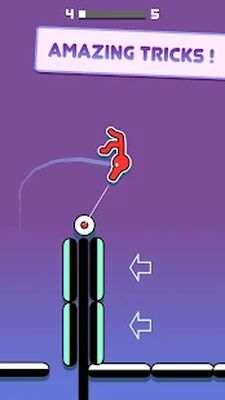 Скачать взломанную Stickman Hook [Много монет] MOD apk на Андроид