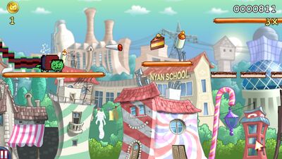 Скачать взломанную Nyan Cat: Lost In Space [Много монет] MOD apk на Андроид