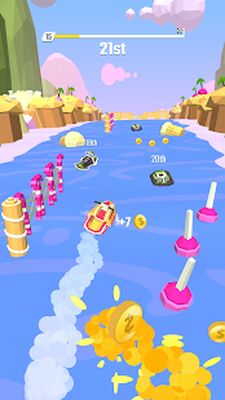 Скачать взломанную Flippy Race [Много монет] MOD apk на Андроид