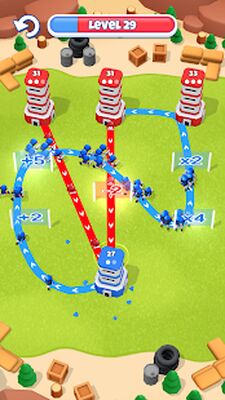 Скачать взломанную Tower War - Tactical Conquest [Много денег] MOD apk на Андроид