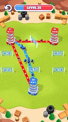 Скачать взломанную Tower War - Tactical Conquest [Много денег] MOD apk на Андроид