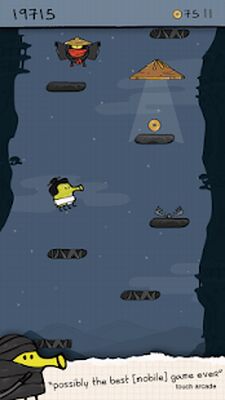 Скачать взломанную Doodle Jump [Много монет] MOD apk на Андроид