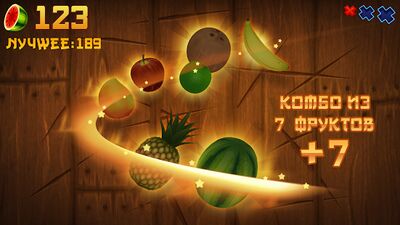 Скачать взломанную Fruit Ninja® [Много монет] MOD apk на Андроид