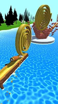Скачать взломанную Spiral Roll [Много денег] MOD apk на Андроид