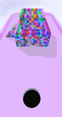 Скачать взломанную Color Hole 3D [Много монет] MOD apk на Андроид