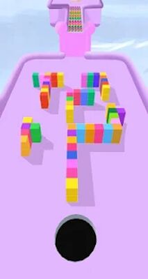 Скачать взломанную Color Hole 3D [Много монет] MOD apk на Андроид