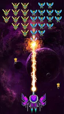 Скачать взломанную Galaxy Attack: Alien Shooter [Много монет] MOD apk на Андроид