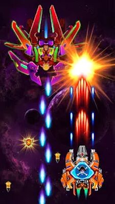 Скачать взломанную Galaxy Attack: Alien Shooter [Много монет] MOD apk на Андроид