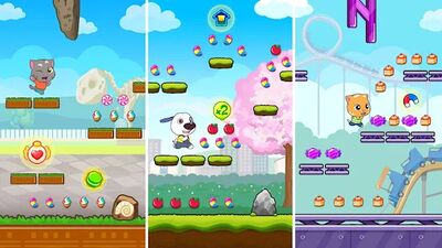 Скачать взломанную Говорящий Том: за конфетами! [Много монет] MOD apk на Андроид