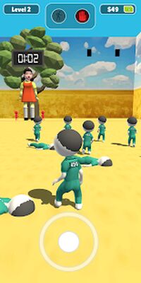 Скачать взломанную Игра в Кальмара 3D: Squid Game [Много денег] MOD apk на Андроид