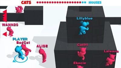 Скачать взломанную кошки-мышки - Cat and Mouse .io [Много монет] MOD apk на Андроид