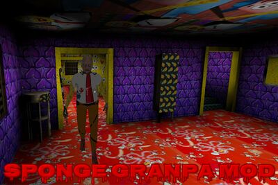 Скачать взломанную Sponge Granny Mod: Chapter 2 [Бесплатные покупки] MOD apk на Андроид