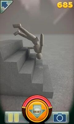 Скачать взломанную Stair Dismount [Много денег] MOD apk на Андроид