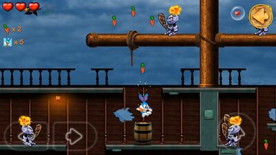 Скачать взломанную Бродилка Приключения Кролика Бини [Много монет] MOD apk на Андроид