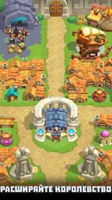 Скачать взломанную Wild Castle TD - Grow Empire [Много денег] MOD apk на Андроид