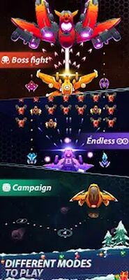 Скачать взломанную Galaxy Attack - Space Shooter [Бесплатные покупки] MOD apk на Андроид