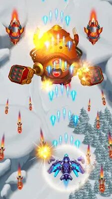 Скачать взломанную Sky Raptor: Space Shooter Game [Бесплатные покупки] MOD apk на Андроид