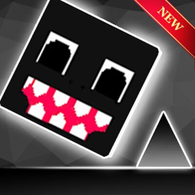 Скачать взломанную Geometry Cartoon Cat [Много монет] MOD apk на Андроид