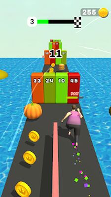 Скачать взломанную Fat Pusher [Много монет] MOD apk на Андроид