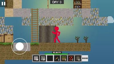 Скачать взломанную Stickman vs Multicraft: Skyblock Craft [Много монет] MOD apk на Андроид