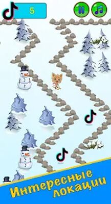 Скачать взломанную Mikki Piki Snow [Бесплатные покупки] MOD apk на Андроид