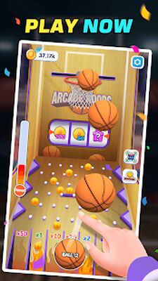 Скачать взломанную Arcade Hoops [Бесплатные покупки] MOD apk на Андроид