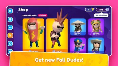 Скачать взломанную Fall Dudes (Early Access) [Мод меню] MOD apk на Андроид