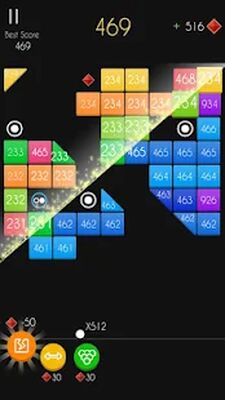 Скачать взломанную Balls Bricks Breaker 2 [Бесплатные покупки] MOD apk на Андроид