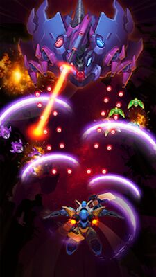 Скачать взломанную WindWings: Космический шутер, Galaxy Attack [Бесплатные покупки] MOD apk на Андроид