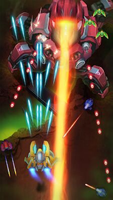 Скачать взломанную WindWings: Космический шутер, Galaxy Attack [Бесплатные покупки] MOD apk на Андроид