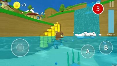 Скачать взломанную [3D-платформер] Super Bear Adventure [Много денег] MOD apk на Андроид