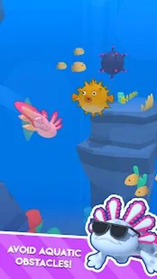 Скачать взломанную Axolotl Rush [Мод меню] MOD apk на Андроид