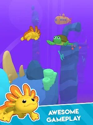 Скачать взломанную Axolotl Rush [Мод меню] MOD apk на Андроид