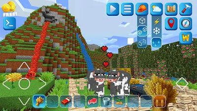 Скачать взломанную RealmCraft Блоки Mine 3D Крафт [Бесплатные покупки] MOD apk на Андроид